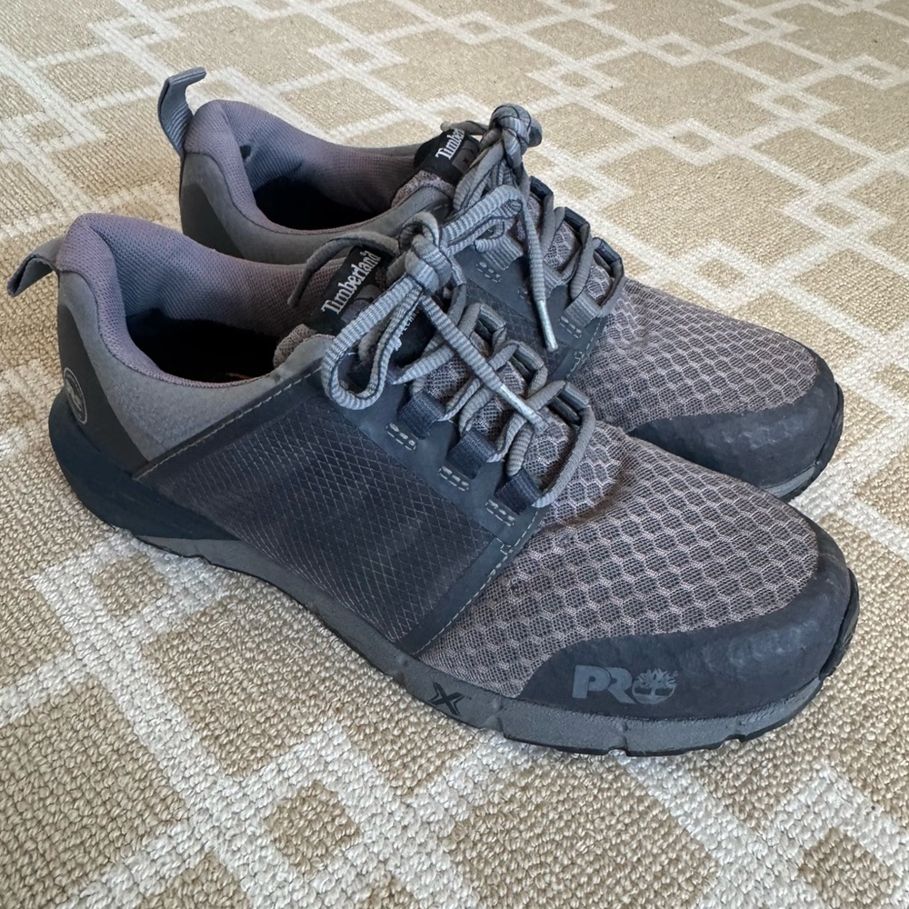 Timberland PRO Radius Composite Toe Work Sneaker Utility Shoes Gray Black 8.5 - Picture 8 of 17